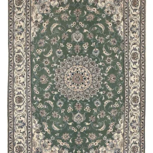 Persisk teppe - Nain - 300 x 197 cm - mintgrønn