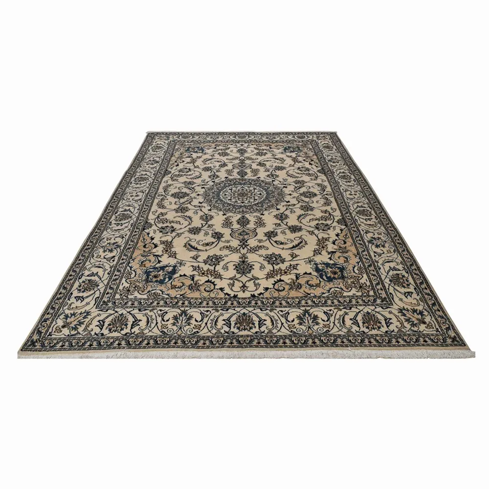 Persisk teppe - Nain - 306 x 192 cm - beige