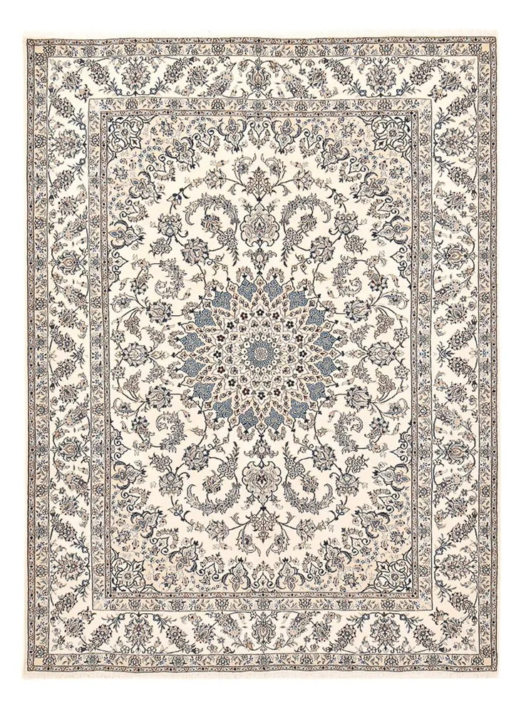 Persisk teppe - Nain - 343 x 244 cm - lys beige