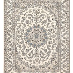 Persisk teppe - Nain - 343 x 244 cm - lys beige