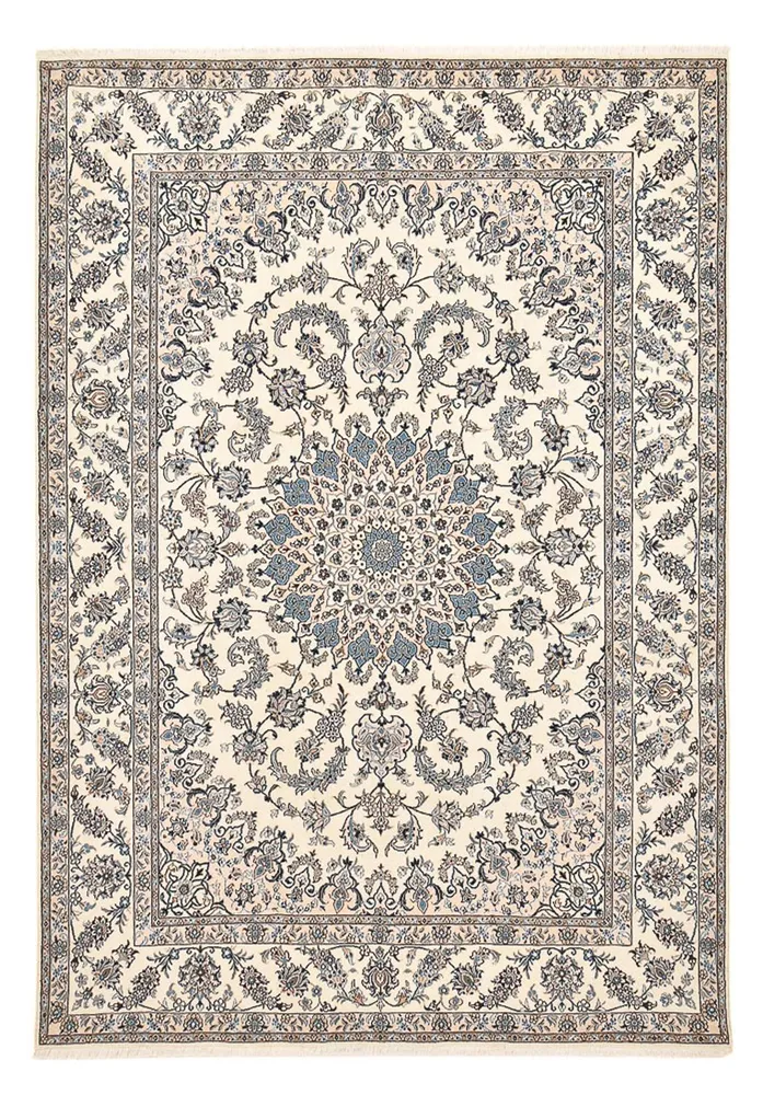 Persisk teppe - Nain - 347 x 243 cm - lys beige