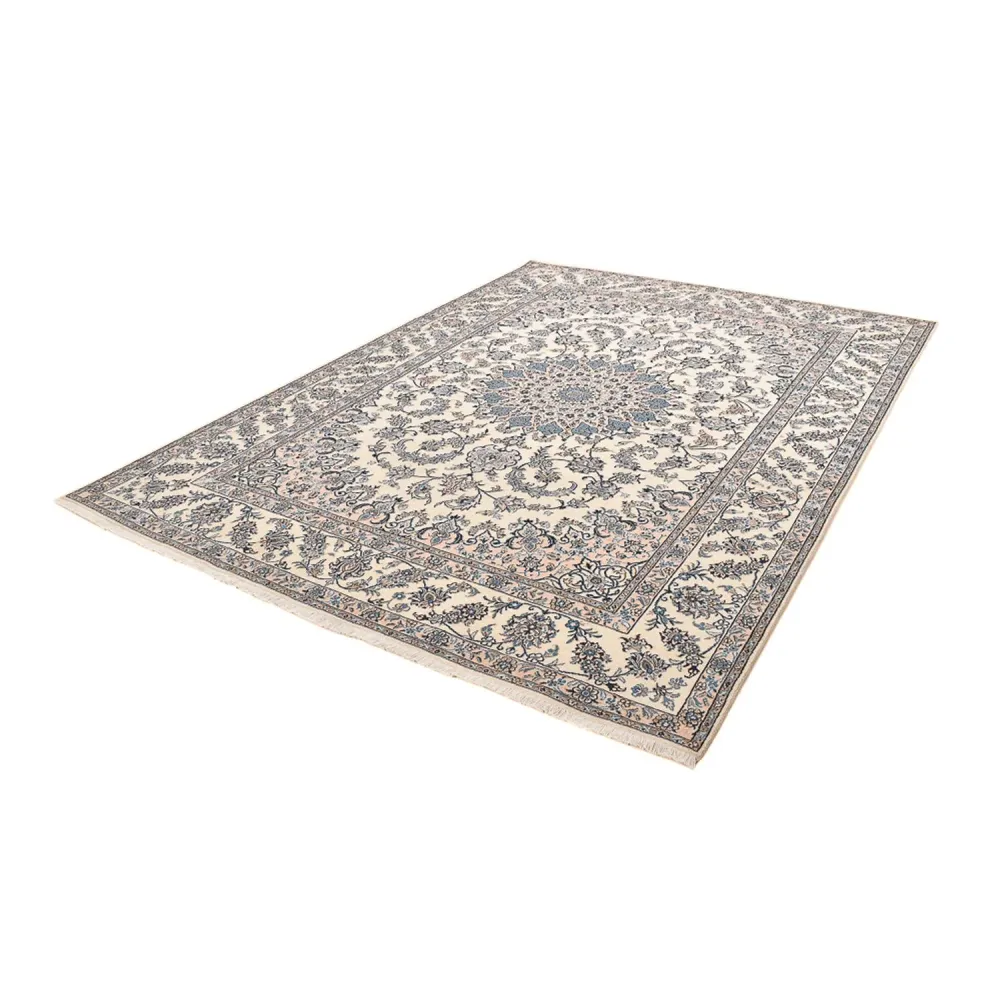 Persisk teppe - Nain - 347 x 243 cm - lys beige
