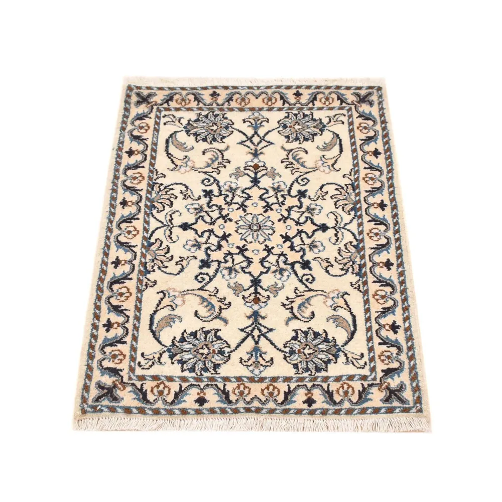 Persisk teppe - Nain - 88 x 58 cm - krem