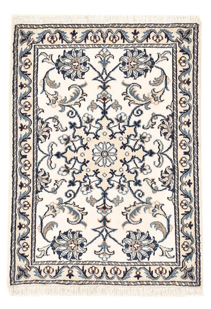 Persisk teppe - Nain - 87 x 60 cm - krem