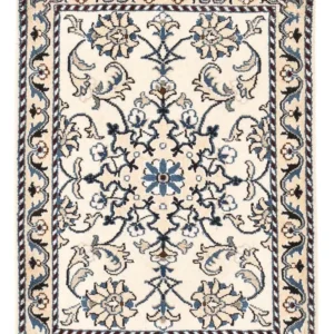 Persisk teppe - Nain - 81 x 57 cm - krem