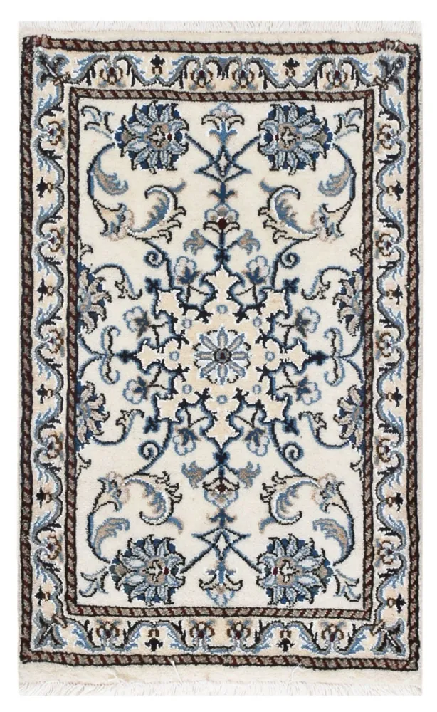 Persisk teppe - Nain - 90 x 56 cm - krem