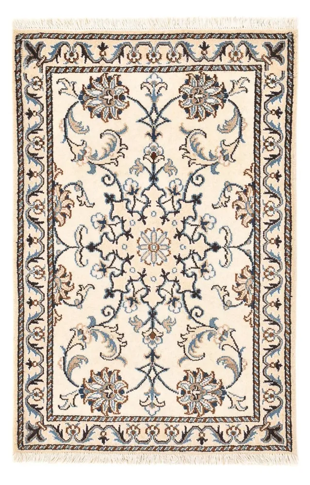 Persisk teppe - Nain - 96 x 60 cm - krem