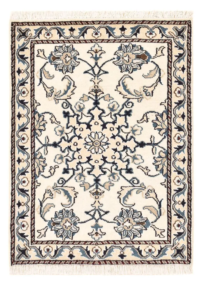 Persisk teppe - Nain - 89 x 61 cm - krem