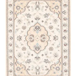 Persisk teppe - Nain - 92 x 59 cm - krem