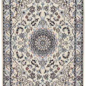 Persisk teppe - Nain - 90 x 60 cm - krem