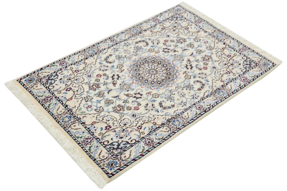 Persisk teppe - Nain - 90 x 60 cm - krem