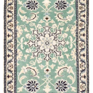 Persisk teppe - Nain - 87 x 60 cm - lysegrønn