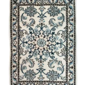 Persisk teppe - Nain - 82 x 54 cm - naturhvit