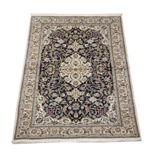 Persisk teppe - Nain - Premium - 152 x 106 cm - mørkeblå