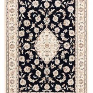 Persisk teppe - Nain - Premium - 152 x 107 cm - mørkeblå