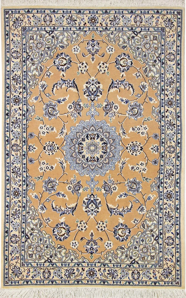 Persisk teppe - Nain - Premium - 155 x 100 cm - karamell