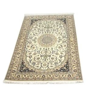 Persisk teppe - Nain - Premium - 205 x 125 cm - naturhvit