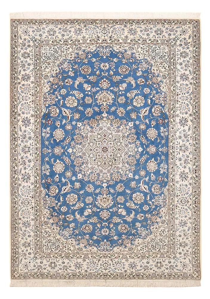 Persisk teppe - Nain - Premium - 221 x 159 cm - blå