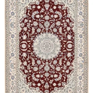 Persisk teppe - Nain - Premium - 236 x 150 cm - mørk rød
