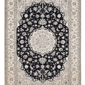 Persisk teppe - Nain - Premium - 237 x 158 cm - mørkeblå