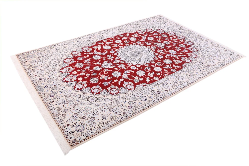 Persisk teppe - Nain - Premium - 241 x 156 cm - rød