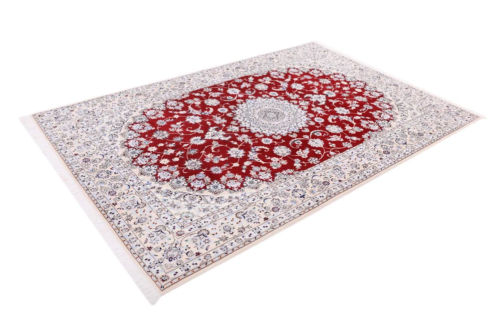 Persisk teppe - Nain - Premium - 241 x 156 cm - rød