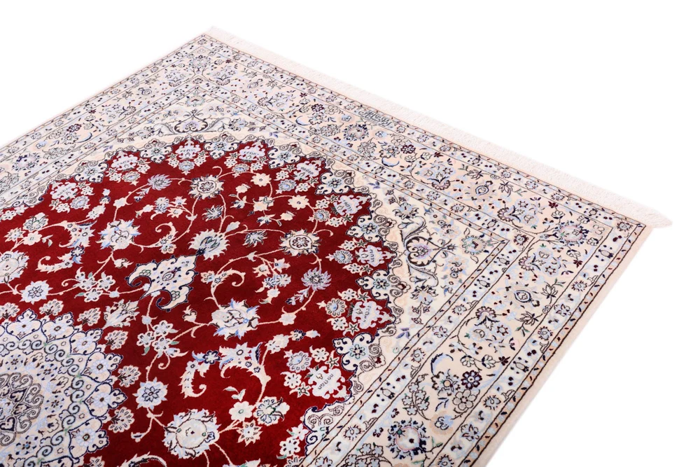Persisk teppe - Nain - Premium - 241 x 156 cm - rød