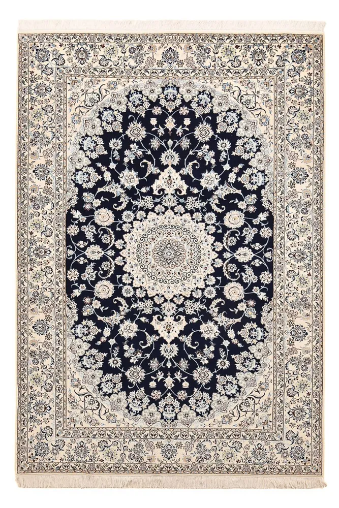 Persisk teppe - Nain - Premium - 245 x 165 cm - mørkeblå