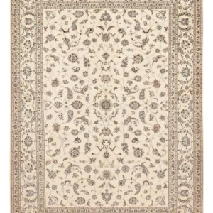 Persisk teppe - Nain - Premium - 296 x 215 cm - krem