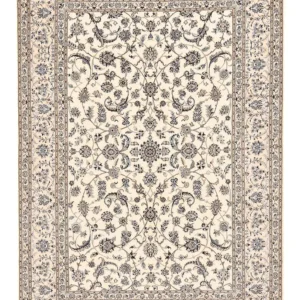 Persisk teppe - Nain - Premium - 297 x 205 cm - hvit