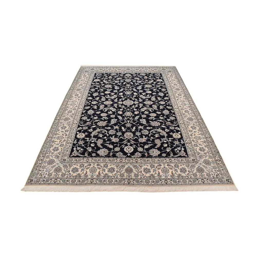 Persisk teppe - Nain - Premium - 297 x 209 cm - mørkeblå