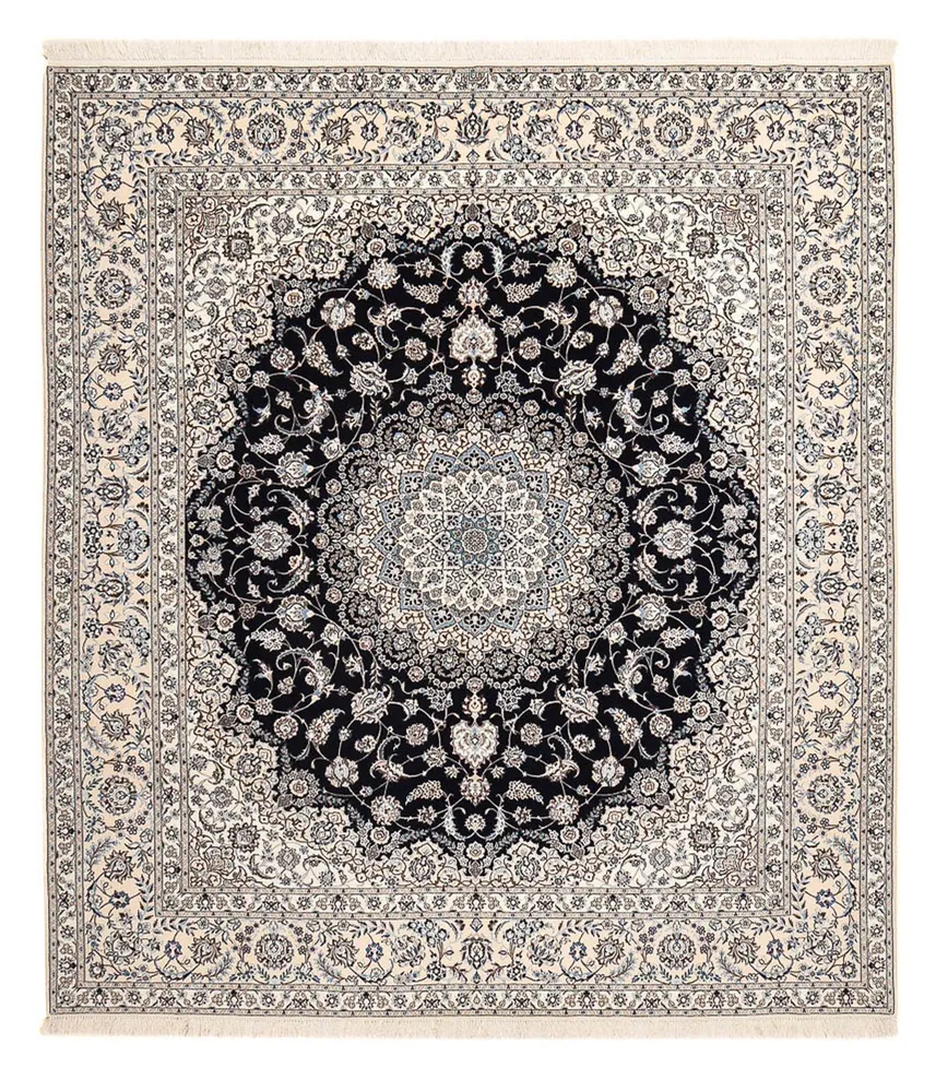 Persisk teppe - Nain - Premium - 300 x 254 cm - mørkeblå