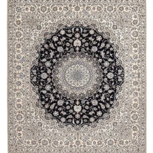 Persisk teppe - Nain - Premium - 300 x 254 cm - mørkeblå