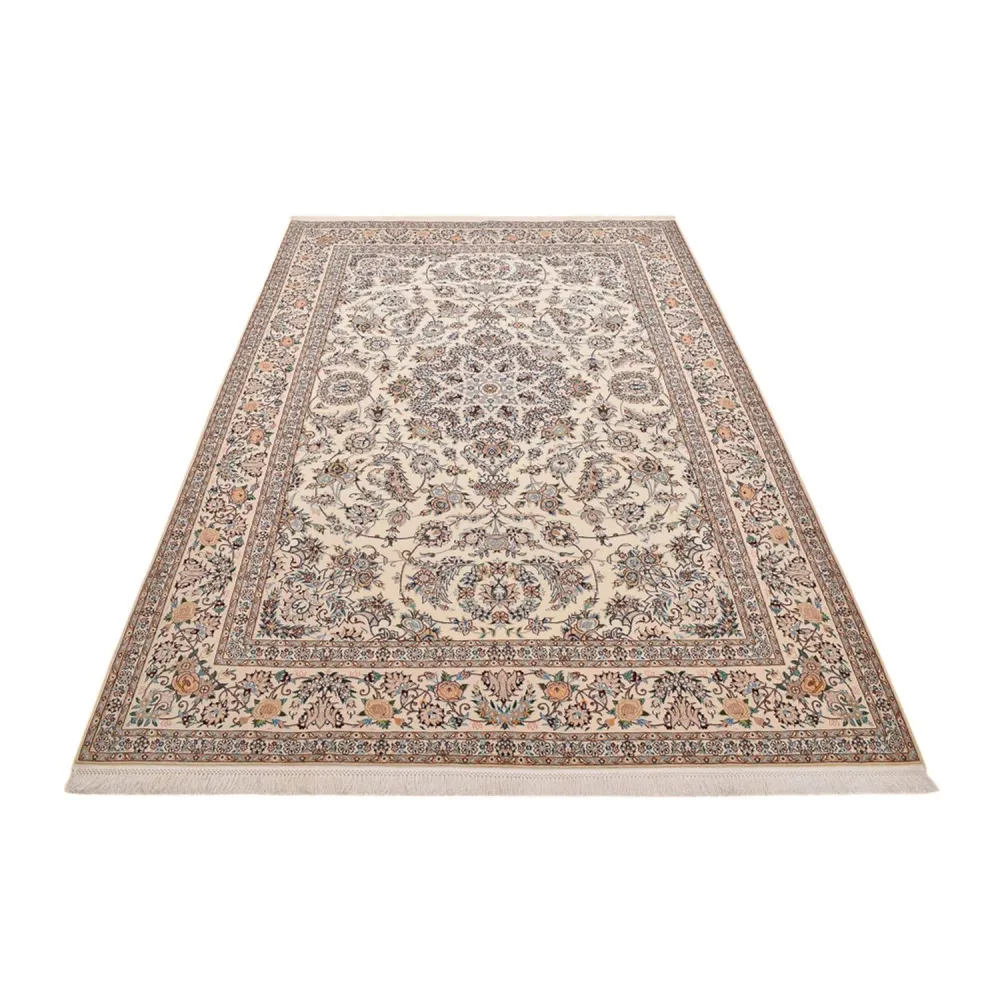 Persisk teppe - Nain - Premium - 303 x 203 cm - krem