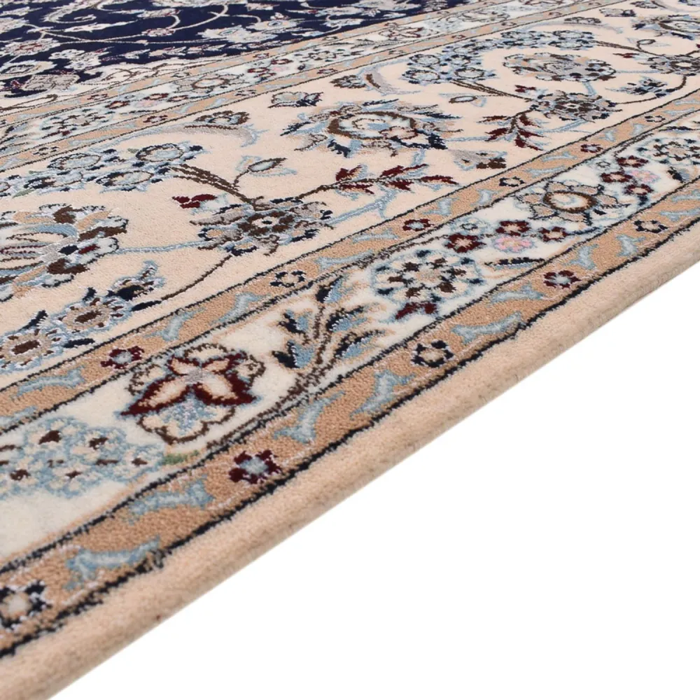 Persisk teppe - Nain - Premium - 306 x 254 cm - mørkeblå