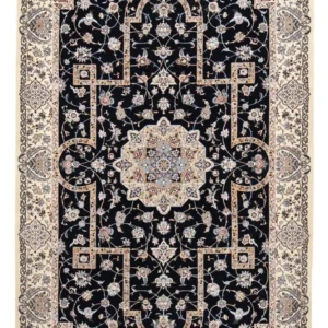 Persisk teppe - Nain - Premium - 308 x 207 cm - mørkeblå