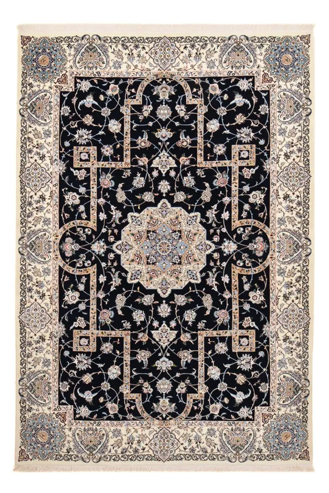 Persisk teppe - Nain - Premium - 308 x 207 cm - mørkeblå