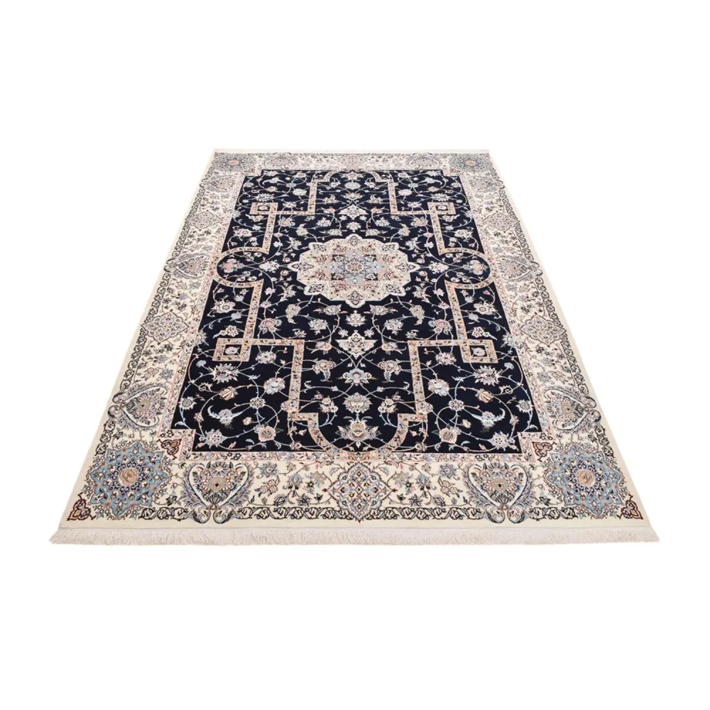 Persisk teppe - Nain - Premium - 308 x 207 cm - mørkeblå