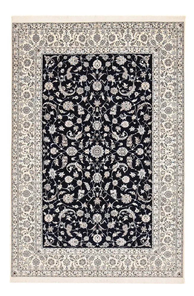 Persisk teppe - Nain - Premium - 310 x 210 cm - mørkeblå