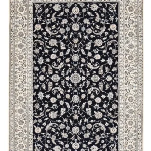 Persisk teppe - Nain - Premium - 310 x 210 cm - mørkeblå
