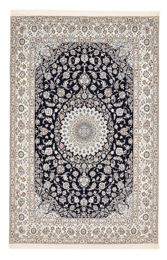 Persisk teppe - Nain - Premium - 313 x 213 cm - mørkeblå