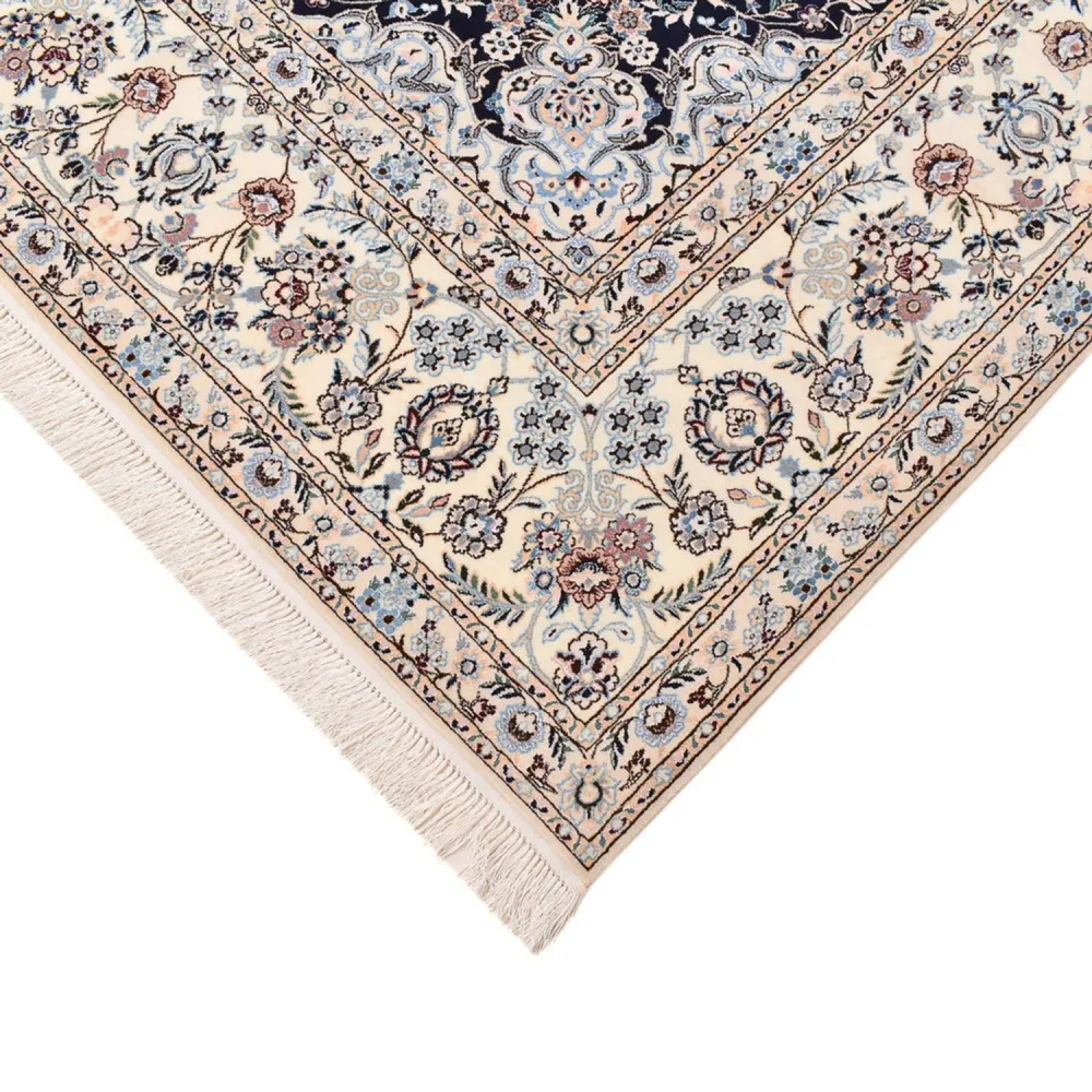 Persisk teppe - Nain - Premium - 313 x 213 cm - mørkeblå