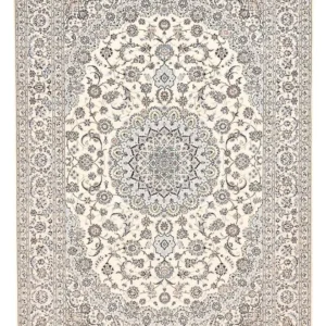 Persisk teppe - Nain - Premium - 374 x 260 cm - hvit