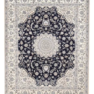 Persisk teppe - Nain - Premium spesiell form - 211 x 269 cm - mørkeblå