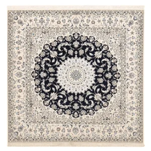 Persisk teppe - Nain - Premium square - 181 x 178 cm - mørkeblå