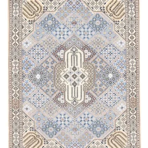 Persisk teppe - Nain - Royal - 195 x 137 cm - lyseblå