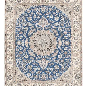 Persisk teppe - Nain - Royal - 201 x 155 cm - blå