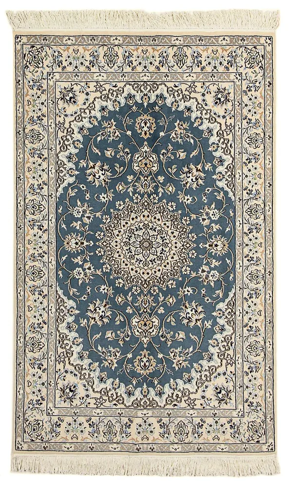 Persisk teppe - Nain - Royal - 204 x 128 cm - mørkeblå