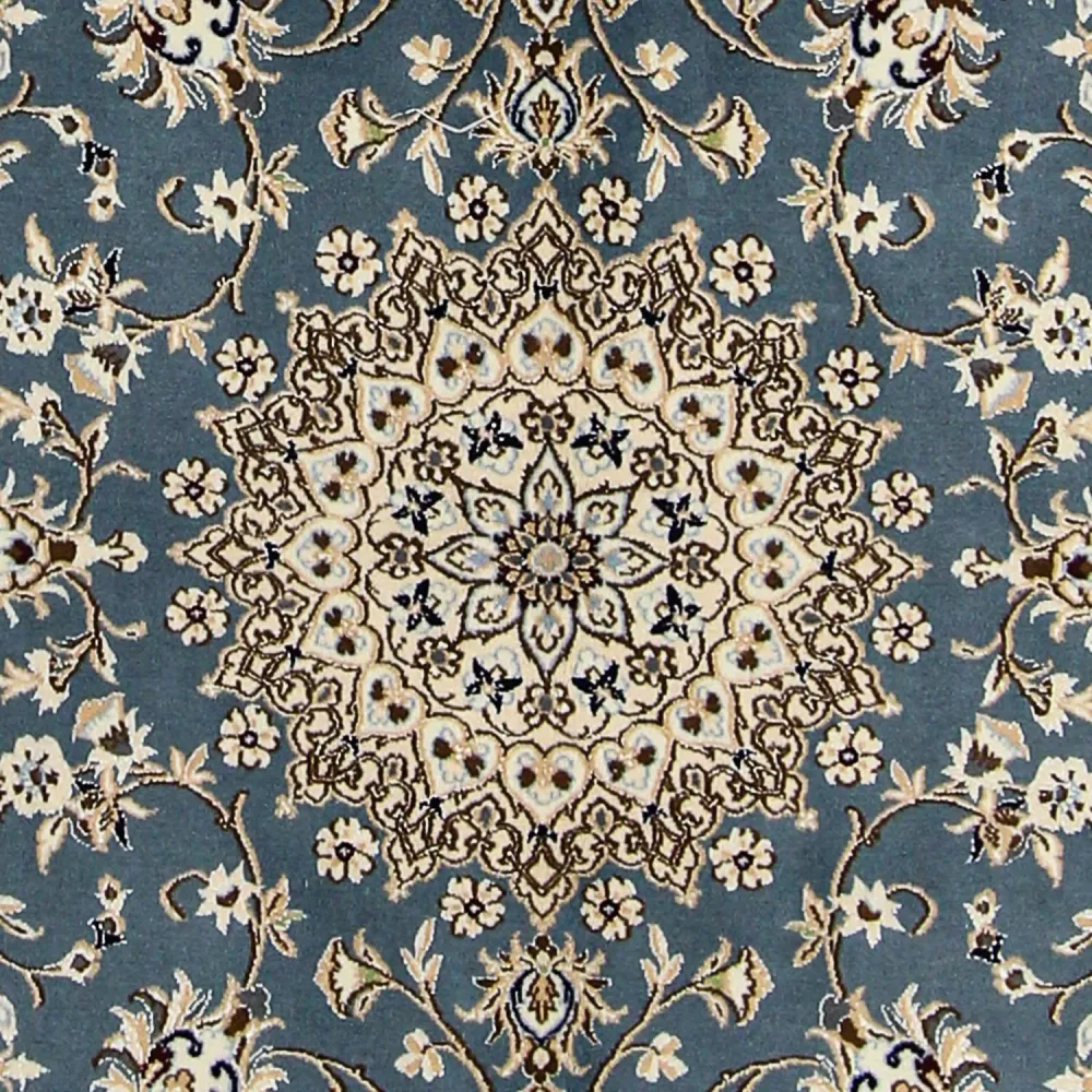 Persisk teppe - Nain - Royal - 204 x 128 cm - mørkeblå