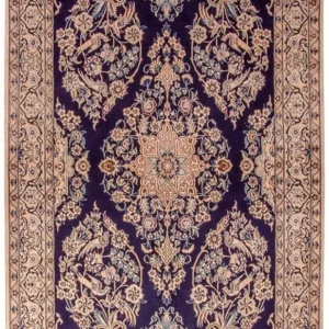 Persisk teppe - Nain - Royal - 204 x 130 cm - mørkeblå